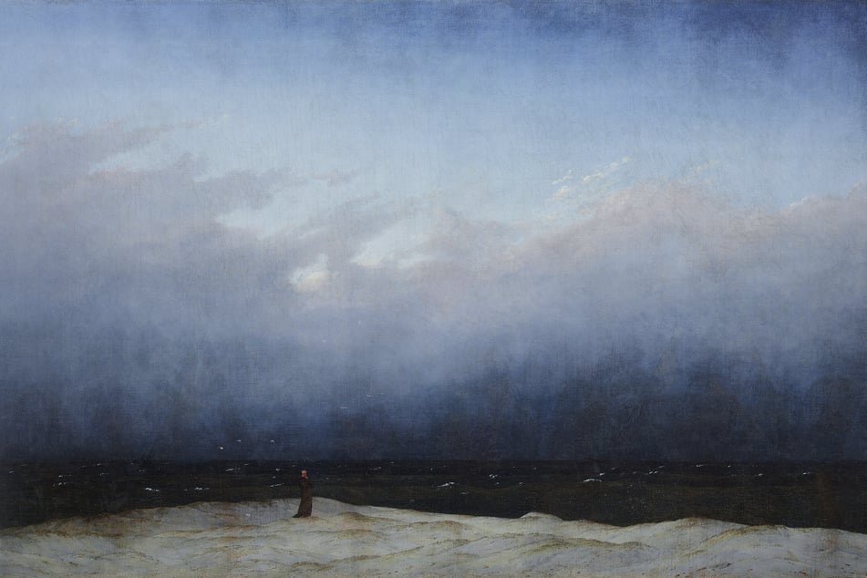 Caspar David Friedrich, Mönch am Meer, 1808-1810 Öl auf Leinwand, 110 x 171,5 cm.