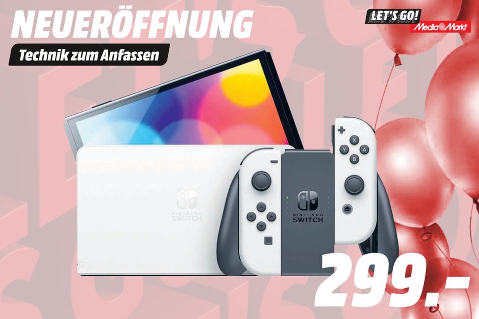 Nintendo Switch (OLED-Modell) für 299 Euro.