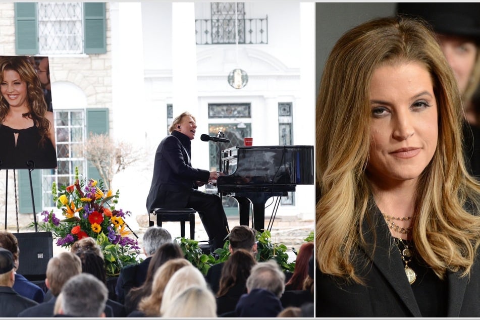 On Sunday, Lisa Marie Presley was honored with a public memorial at the front lawn on Graceland before being laid to rest next to her father, Elvis, and her son Benjamin.