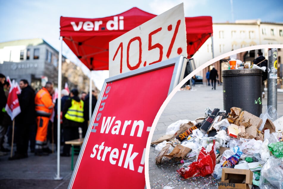 Streik der Straßenreinigung: Müll zum Faschingsende in München