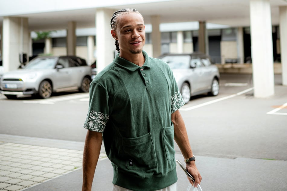 Simons bei seiner Ankunft im Trainingszentrum im Cottaweg am Montag.