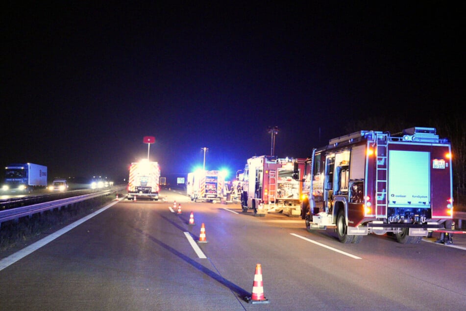 Ein tragischer Unfall auf der A14 forderte einen Toten.