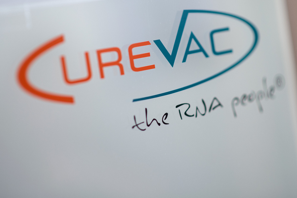Das Logo des Pharmaunternehmens Curevac.