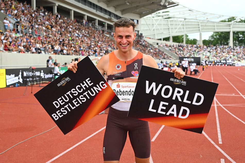 Das starke Rennen bescherte Bebendorf nicht nur den Meeting-Rekord, sondern auch die deutsche Bestleistung sowie die Weltjahresbestzeit.