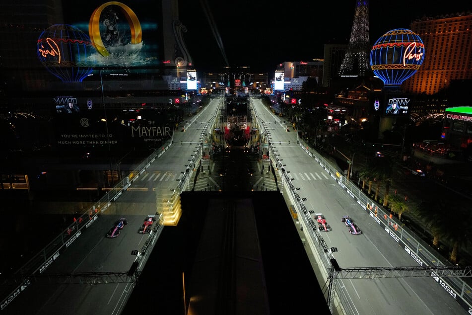 Ein Blick auf die Strecke von Las Vegas, wo sich im Freien Training das Gully-Gate ereignete.