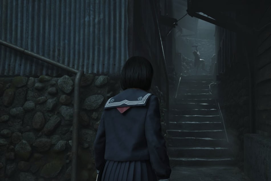 Protagonistin Shimizu Hinako ist keine ausgebildete Kämpferin, nur sportlich begabt. Auf die Konfrontation mit schaurigen Kreaturen konnte sie aber niemand vorbereiten.