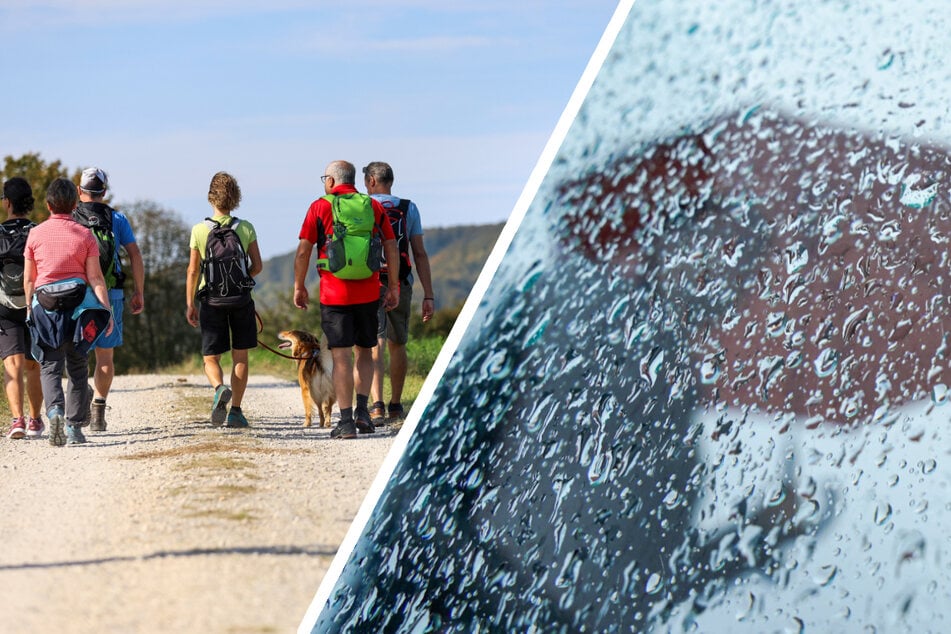 Wetter: Dauerregen im Norden, eitel Sonnenschein im Süden