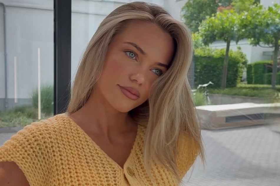 Frisch erblondet zeigte sich die Influencerin am Donnerstag ihren Instagram-Fans.