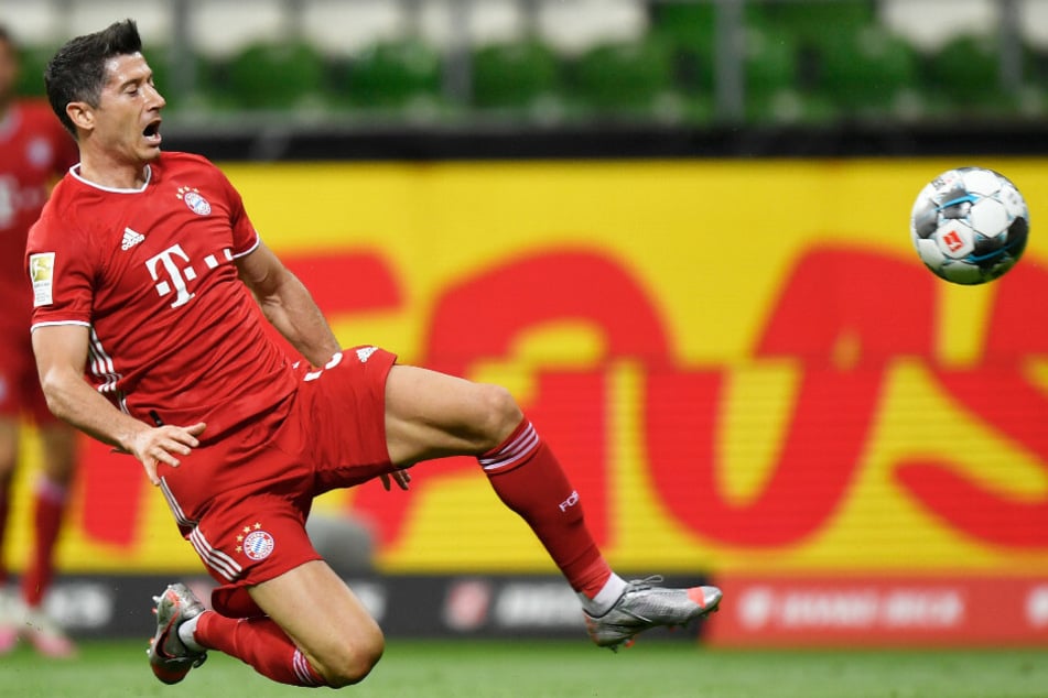 Robert Lewandowski brachte den FC Bayern auf Kurs.
