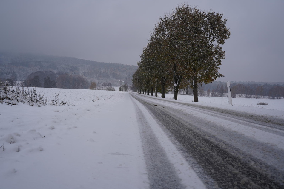 Verschneite Landschaften gab es auch in der Oberlausitz, wie beispielsweise in Neukirch/Lausitz.