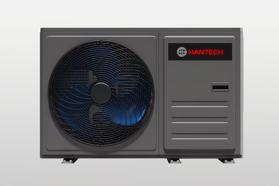 Die Hantech R32 Tri-thermal Monoblock Wärmepumpe.