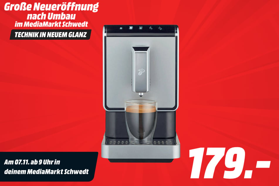 Tchibo-Kaffeevollautomat für 179 Euro.