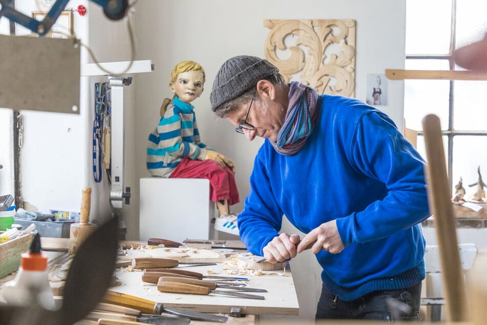 Kunst und Handwerk gehören bei Carsten Bürger (53) zusammen.