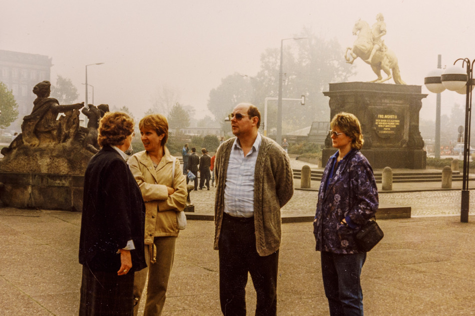 Besuch bei Freunden am 9./10. November 1989 in Dresden.