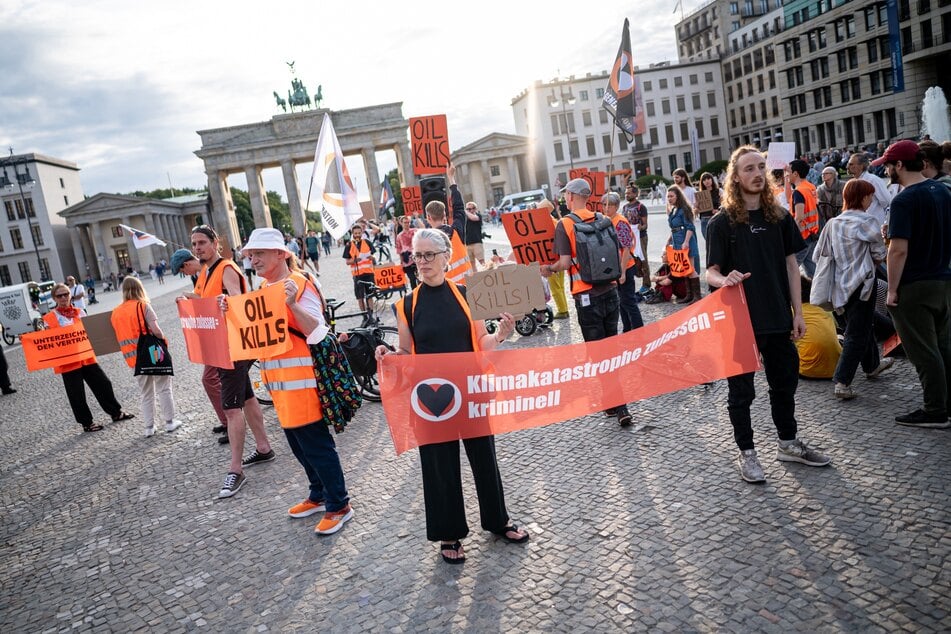 In Berlin treten die Klimaaktivisten der "Letzten Generation" besonders häufig in Erscheinung. (Archivbild)