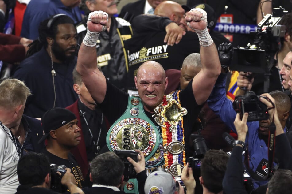 Bejubelt seinen Triumph: Tyson Fury (31)