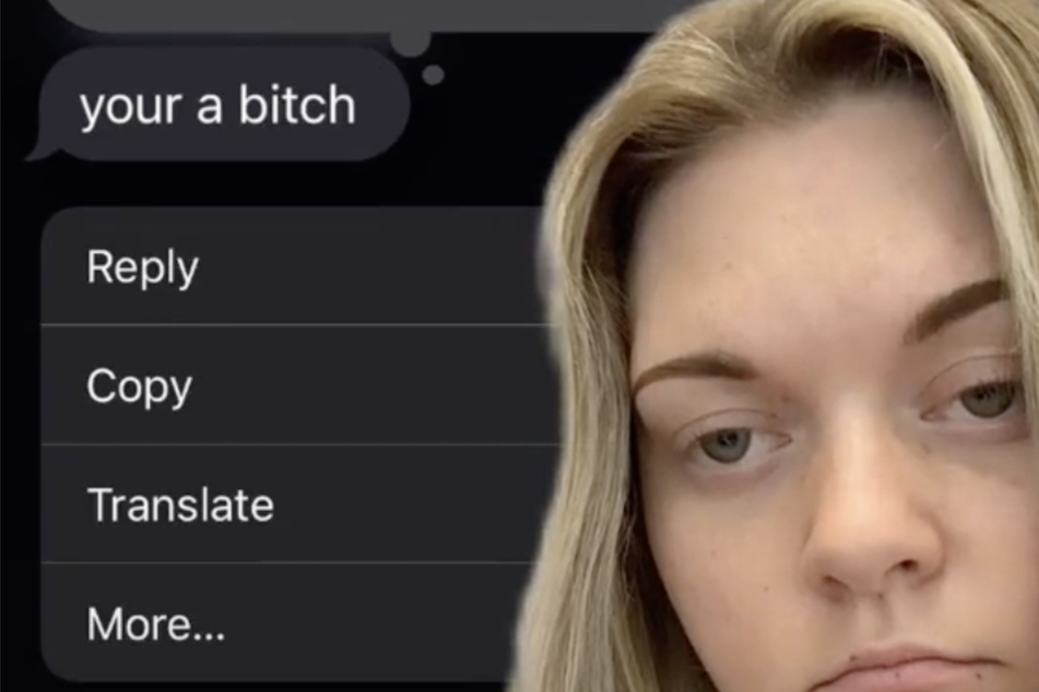 In einem zweiten Video zeigte sie, dass er sie nach ihrer Antwort eine Bitch nannte.