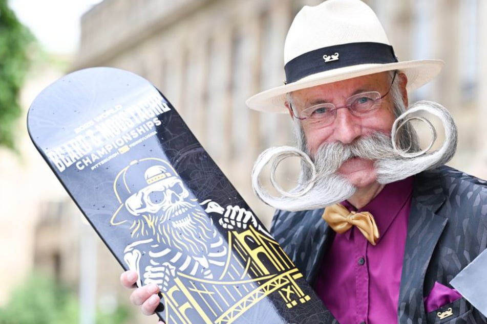 1,80 metros de envergadura en la cara: un residente de Stuttgart gana el título del Campeonato Mundial de Barbas