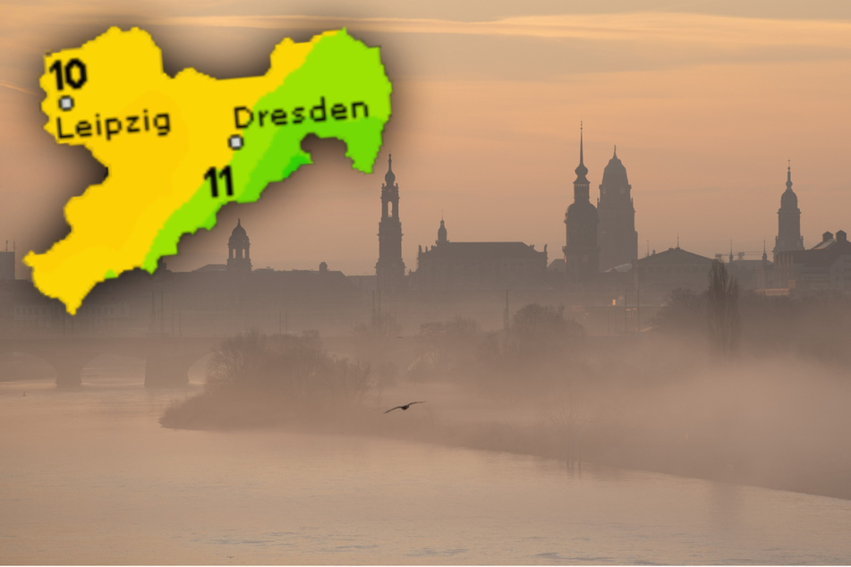 Vor allem in der ersten Wochenhälfte kann der Nebel in Sachsen schon mal hartnäckiger sein. (Archivbild)