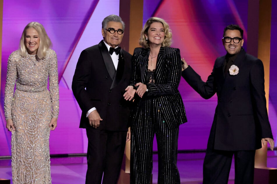 Television's Emmy Awards enjoyed a sizeable audience boost, with viewership rising by more than half from the previous edition's all-time low.