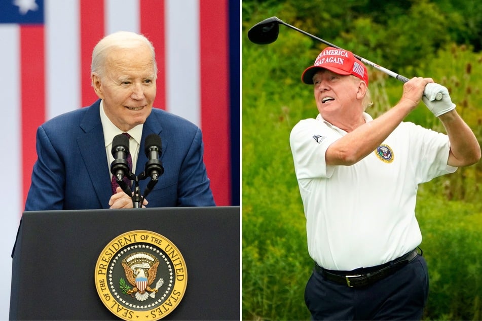 Over the weekend, President Joe Biden poked fun at Donald Trump after he boasted about winning two trophies at a golf club he owns.