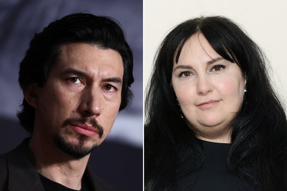 Adam Driver shut down a question about accusations from his Girls co-star Lena Dunham (r.) that alleged he was aggressive on set.