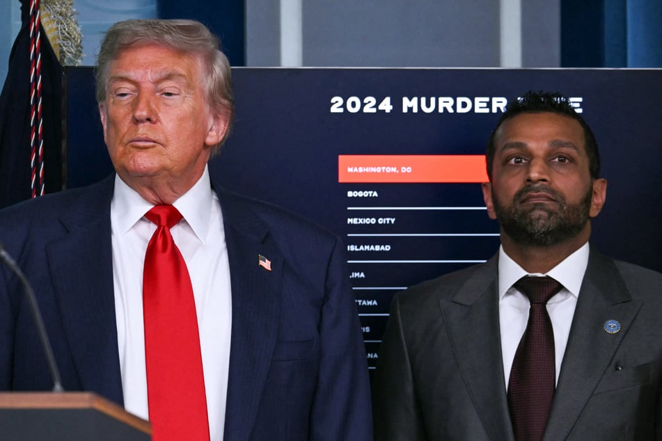 Kash Patel (r.) has been accused of politicizing the FBI and firing senior agents in order to please President Donald Trump.