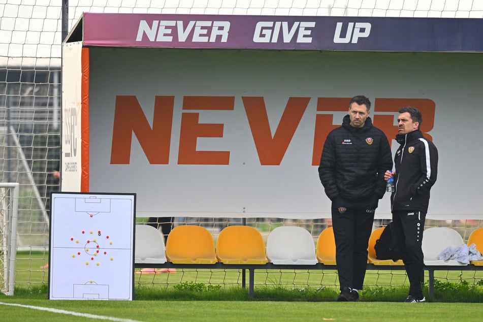 Sören Gonther (39) und Thomas Stamm (42, v.l.) wollen sich nicht zu sehr mit dem "Was ist wenn?" befassen.