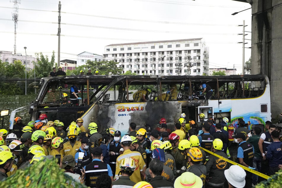 23 people died in this bus - including 20 children! Most of the victims were burned beyond recognition.