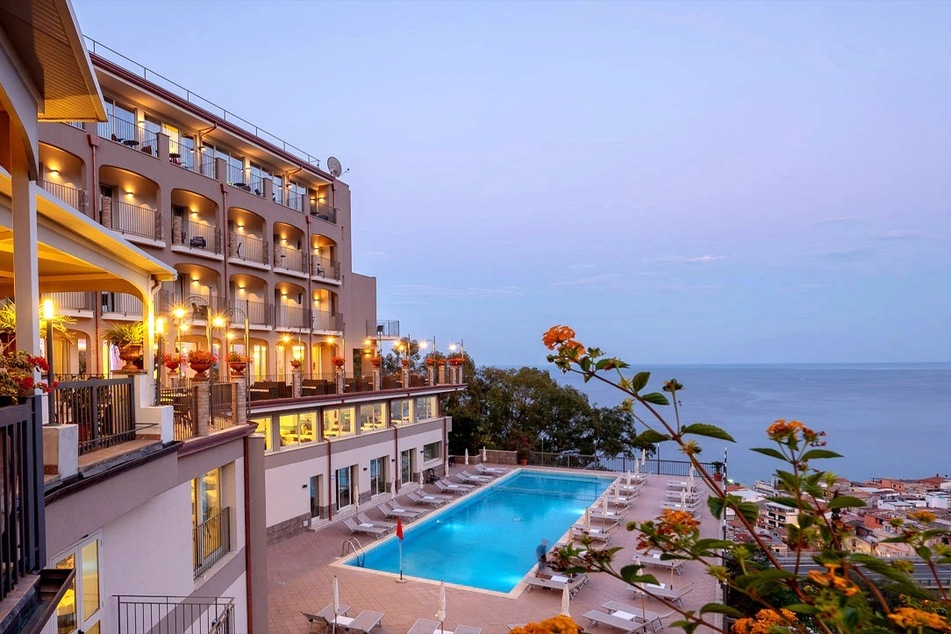 Das Hotel Antares in Taormina: Die erste und letzte Unterkunft der Reise.