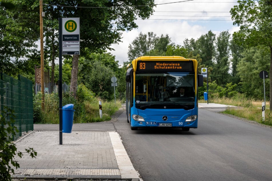 Die Buslinie 83 in Euba soll künftig nur noch einmal in der Stunde fahren.