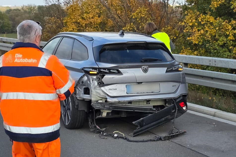 Der Crash geschah auf Höhe Leipzig West.