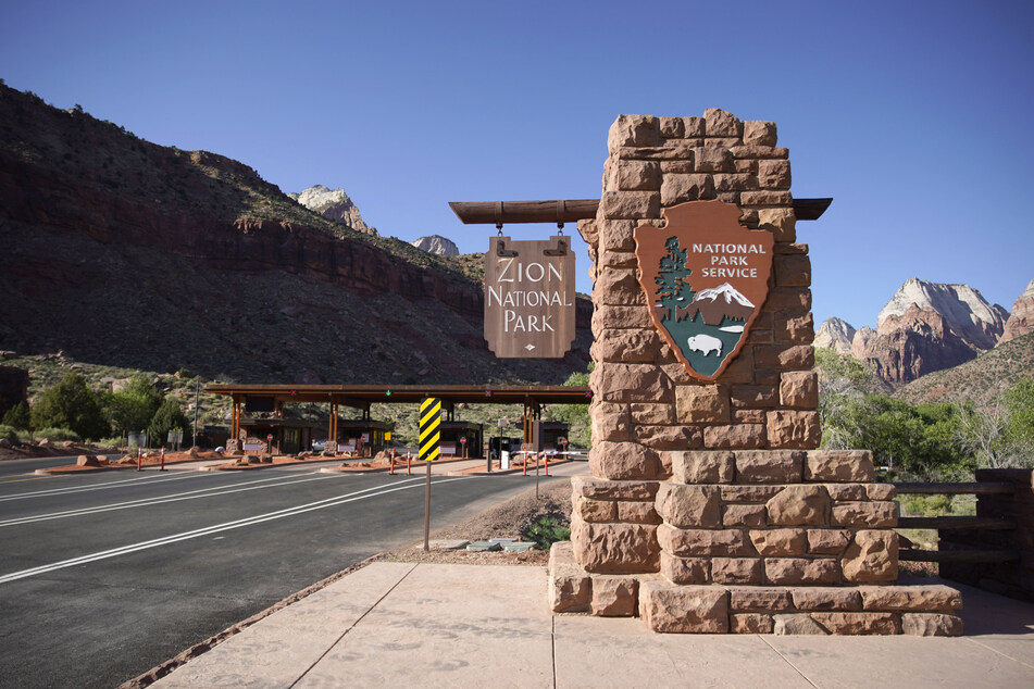 A woman died during an overnight hike with her husband at Zion National Park.