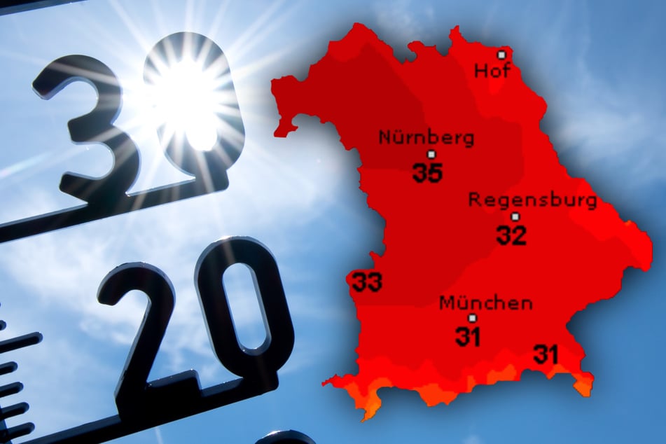 Sommerlich! Das Wetter in München und Bayern kann sich am Sonntag und in der neuen Woche sehen lassen.