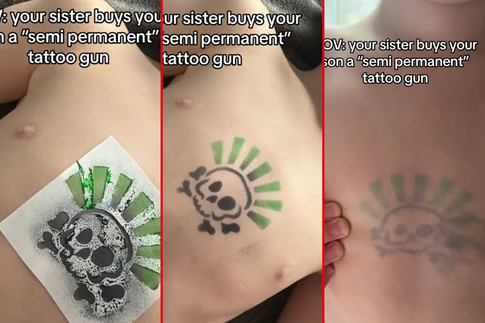 When Olivia's son got a fake tattoo, she was left with more than she'd bargained for.