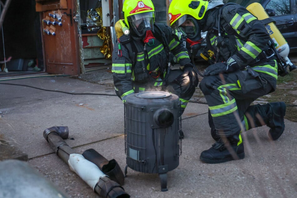 Ein Räucherofen sorgte für die starke Rauchentwicklung.