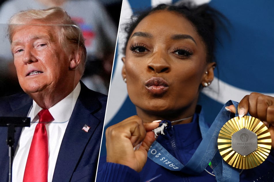 Olympic legend Simone Biles takes dig at Trump with "Black job" quip