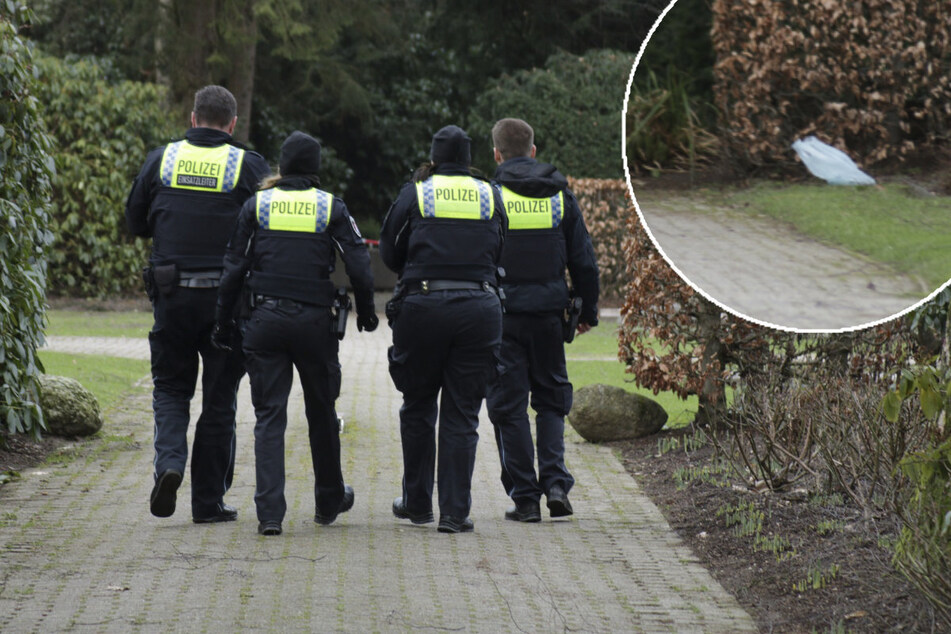 Wegen einer Plastiktüte mit verdächtigem Inhalt rückte die Polizei am Sonntag zum Ohlsdorfer Friedhof an.