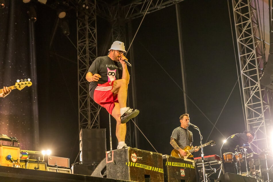 Die "Beatsteaks" bildeten den krönenden Abschluss des Highfields...