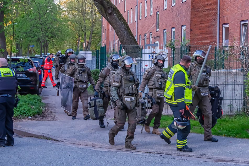 Am Montagabend ist das SEK nach Hamburg-Horn ausgerückt.