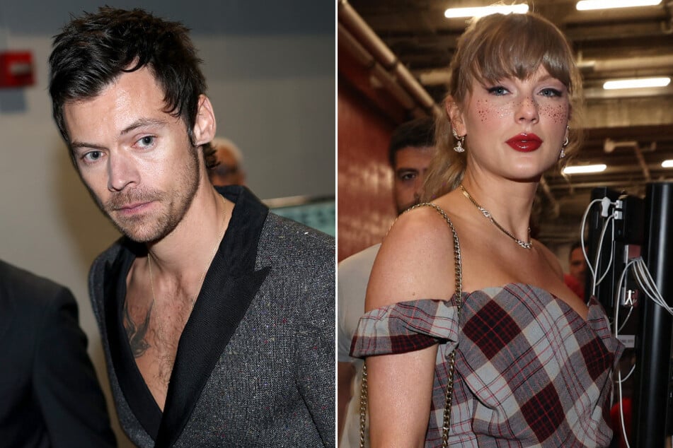 Taylor Swift (r.) has reportedly flown into the UK ahead of the Brit Awards – and her ex Harry Styles (l.) is already confirmed to perform.