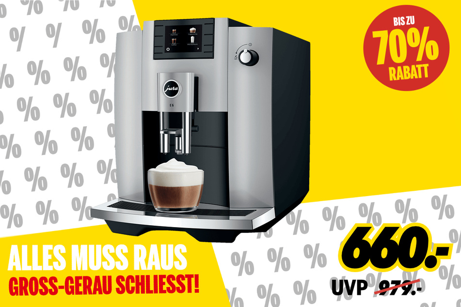 Jura-Kaffeevollautomat für 660 statt 979 Euro.