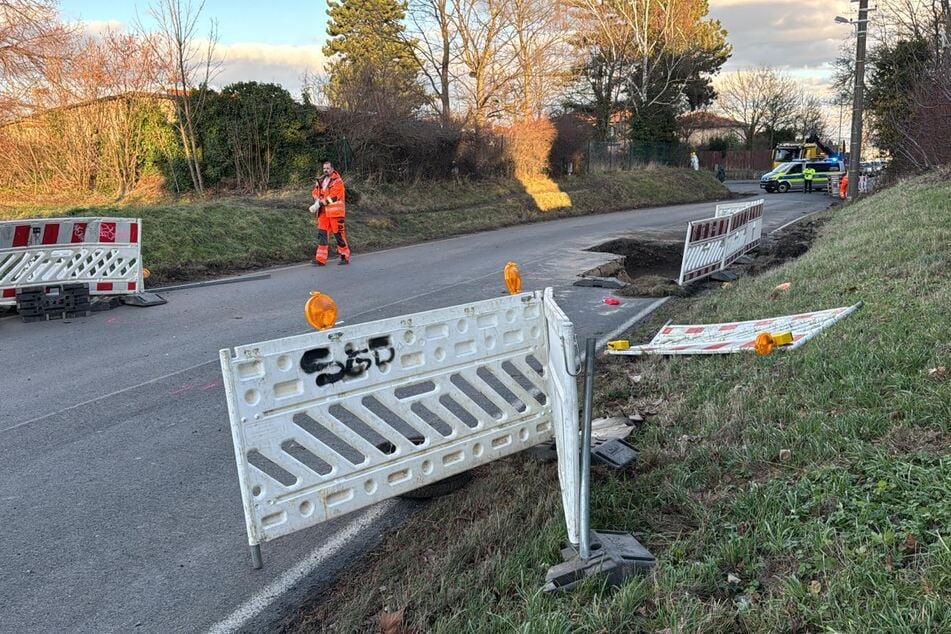 Es kam zur Sperrung auf der Saalhausener Straße.