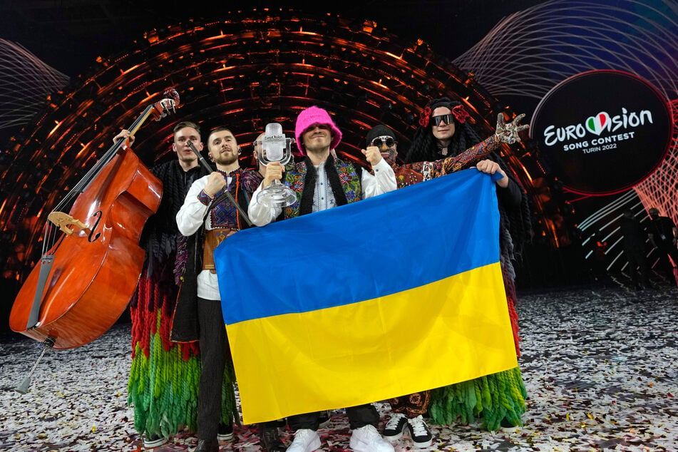 Kalush Orchestra aus der Ukraine gewannen den Eurovision Song Contest 2022.