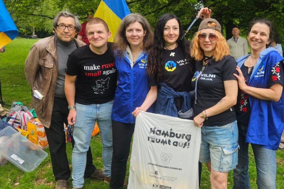 Hamburg: Als Zeichen der Integration: Ukrainer organisieren Aufräumaktion als Dank an die Stadt