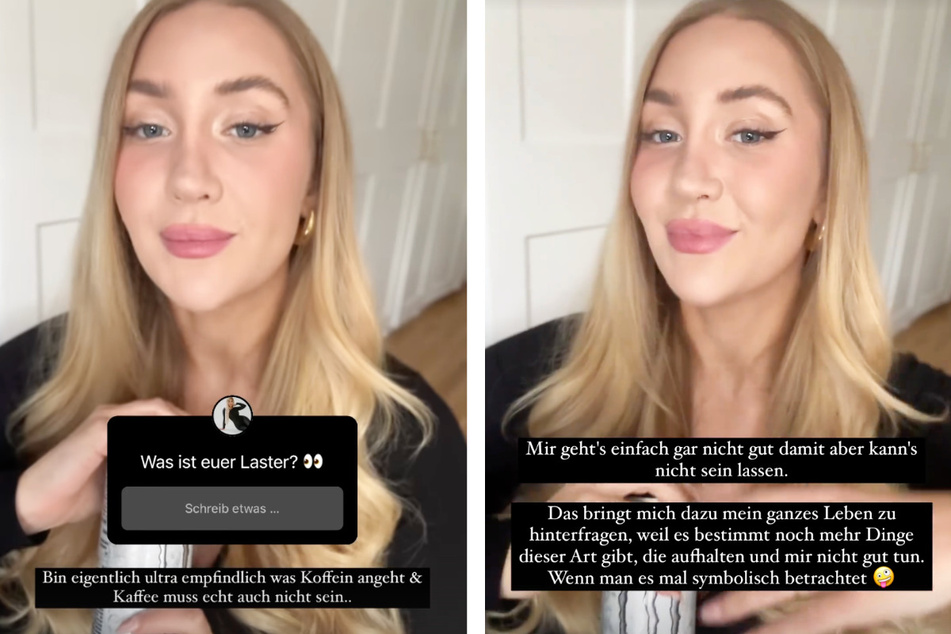 Mit zwei Instagram-Storys wandte sich Tami Tilgner (25) am Mittwoch an ihre Follower - es ging ihr dabei um das Thema "Laster".