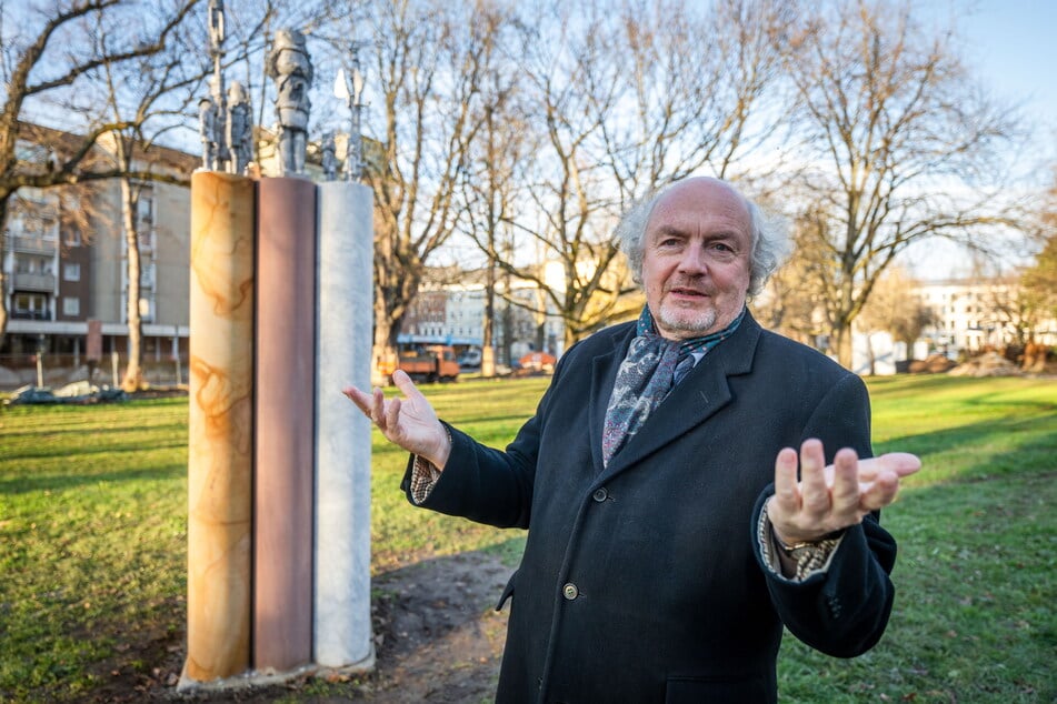 Von Künstler Osmar Osten (65) wird erstmals ein Kunstwerk im öffentlichen Raum zu bestaunen sein.