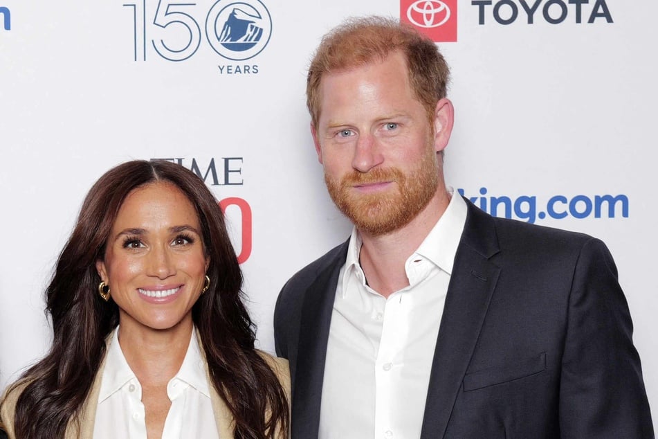 Meghan, Duchess of Sussex (l.) and Prince Harry, Duke of Sussex attended the 2025 TIME100 Summit at Jazz at Lincoln Center in New York last week.