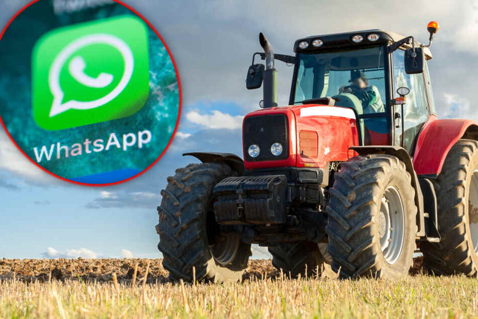 Fotomontage: Am Mittwoch wird der Messenger "GeoBox" für Landwirte freigeschaltet (Symbolbild).