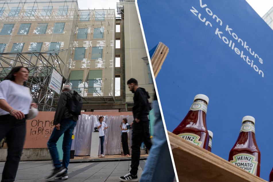 München: Ketchup von René Benko? Kurioser "Pop Up-Store" in Münchner Einkaufsmeile